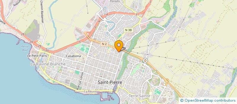 localisation de l'entreprise SCI LES BEGONIAS à SAINT-PIERRE