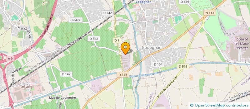 localisation de l'entreprise SCI LES BEGONIAS  CODOGNAN