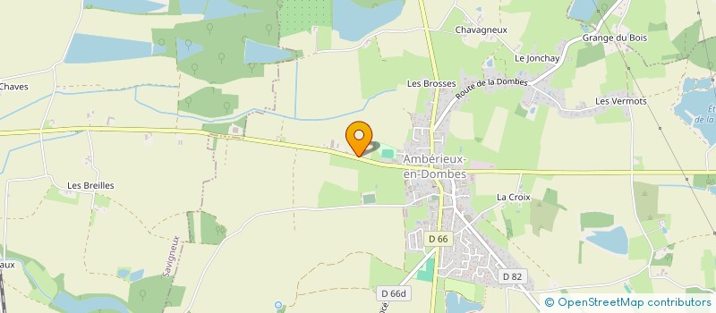 localisation de l'entreprise SCI LES BEGONIAS à AMBERIEUX-EN-DOMBES