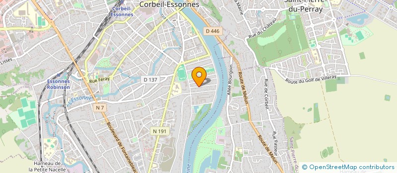 localisation de l'entreprise SCI LES BEGUELINS à CORBEIL-ESSONNES
