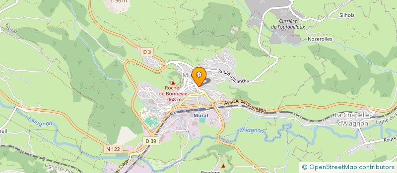 localisation de l'entreprise SCI LES BEGUINES à MURAT