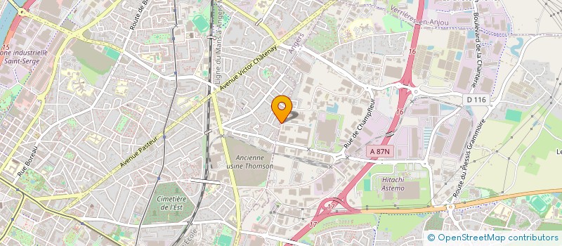 localisation de l'entreprise SCI LES BEJEONIERES  SAINT-BARTHELEMY-D'ANJOU