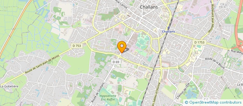 localisation de l'entreprise SCI LES BEJONNIERES à CHALLANS