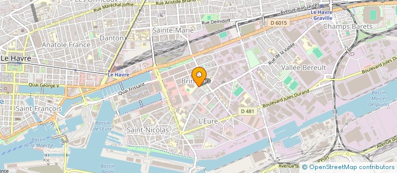 localisation de l'entreprise SCI LES BELIERS  LE HAVRE