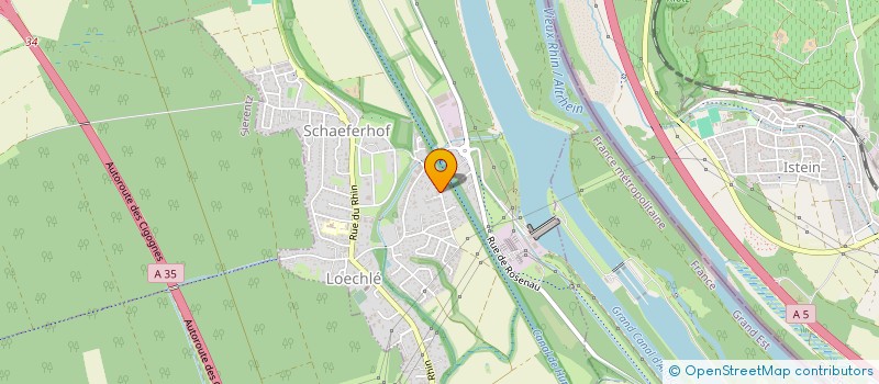 localisation de l'entreprise SCI LES BELIERS  KEMBS