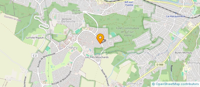 localisation de l'entreprise SCI LES BELLES DEMEURES DE SAVIGNY  GIF-SUR-YVETTE