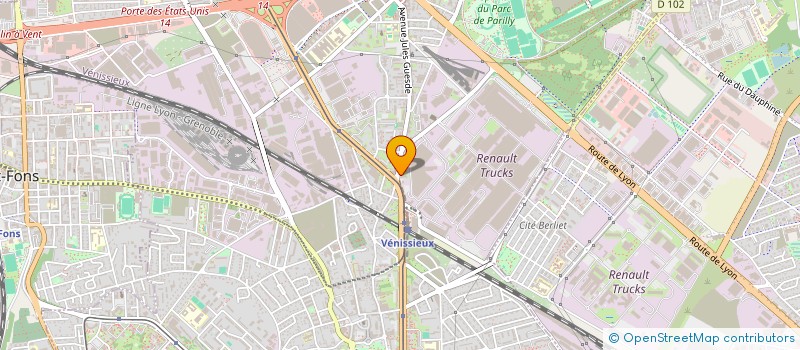 localisation de l'entreprise SCI LES BELLES GOSSES  VENISSIEUX