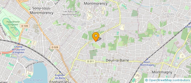 localisation de l'entreprise SCI LES BELLES VUES  DEUIL-LA-BARRE