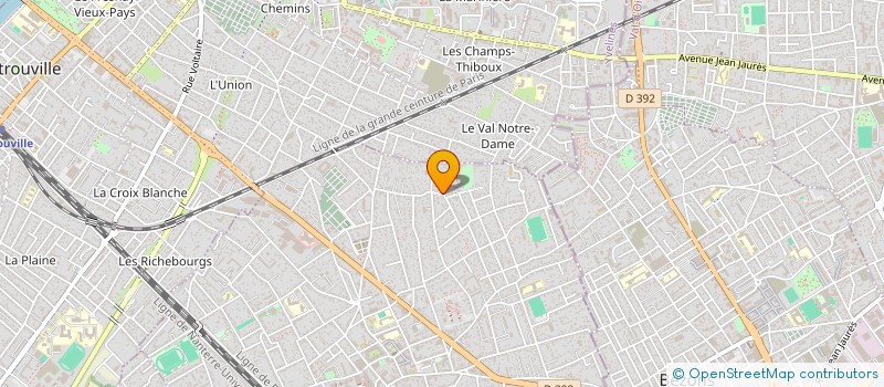 localisation de l'entreprise SCI LES BELLES VUES  HOUILLES