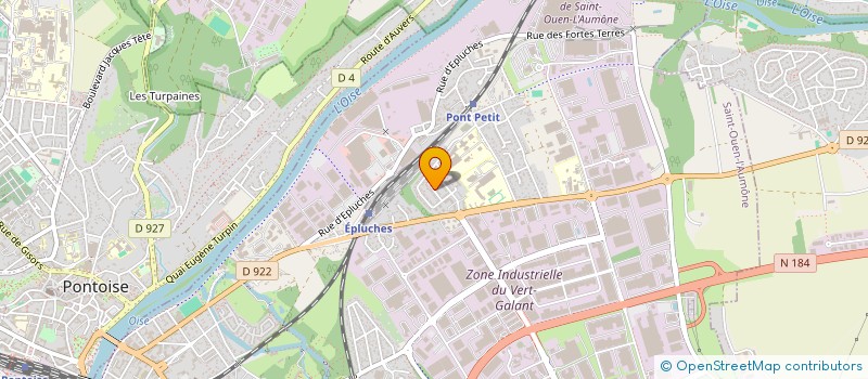 localisation de l'entreprise SCI LES BELLEVUES à ST OUEN L AUMONE