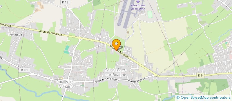 localisation de l'entreprise SCI LES BELUSES  SAINT-LEGER-SUR-ROANNE