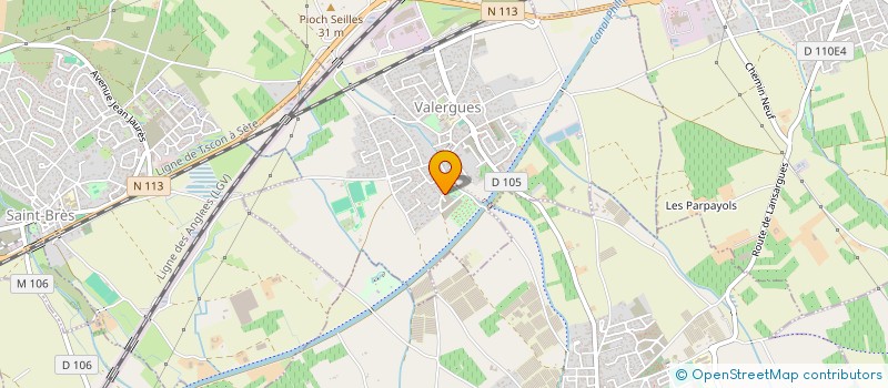 localisation de l'entreprise SCI LES BENOUIDES  VALERGUES