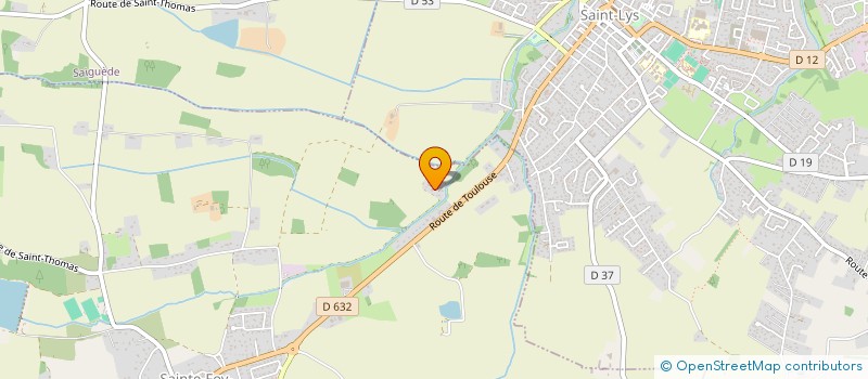 localisation de l'entreprise SCI LES BERDOTS  SAINTE-FOY-DE-PEYROLIERES