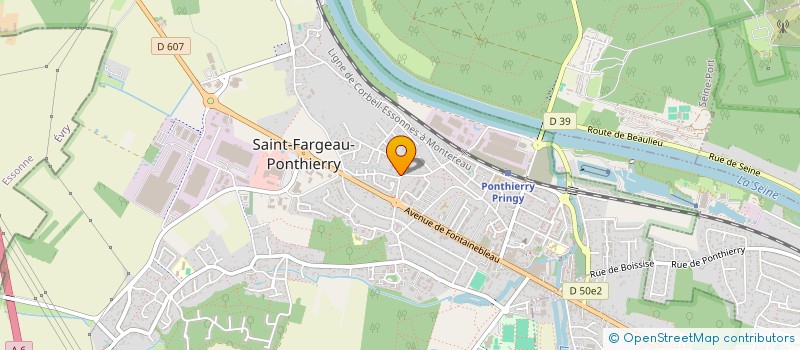localisation de l'entreprise SCI LES BERGERES  SAINT-FARGEAU-PONTHIERRY