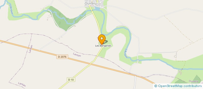 localisation de l'entreprise SCI LES BERGERIES  OSMERY