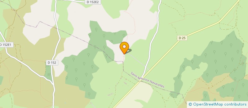 localisation de l'entreprise SCI LES BERGERIES DE LA BARRE  SAINT-MAURICE-NAVACELLES