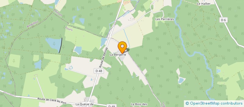 localisation de l'entreprise SCI LES BERGERONNETTES  SAINT-ETIENNE-DE-CHIGNY