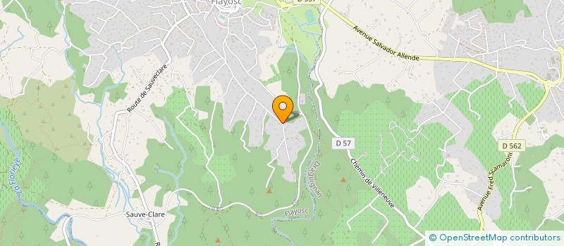 localisation de l'entreprise SCI LES BERGES  FLAYOSC