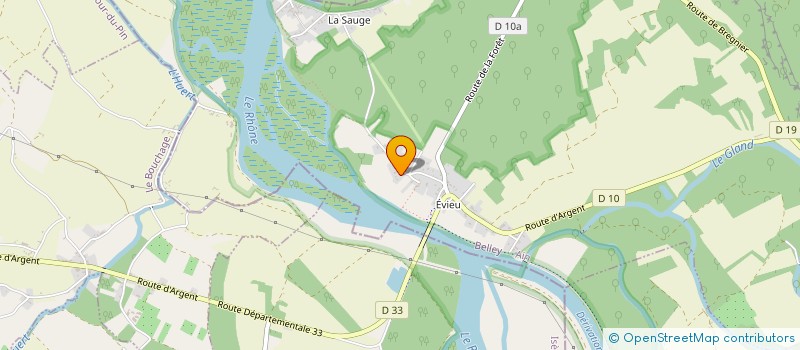 localisation de l'entreprise SCI LES BERGES  GROSLEE-SAINT-BENOIT