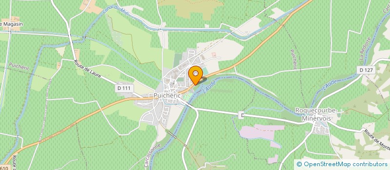 localisation de l'entreprise SCI LES BERGES DE L'AUDE  PUICHERIC