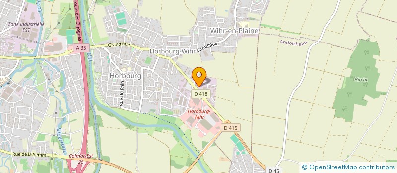 localisation de l'entreprise SCI LES BERGES DE L'ILL  HORBOURG-WIHR