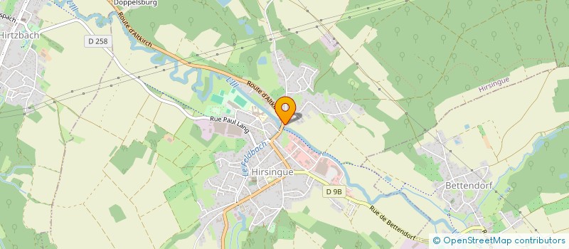 localisation de l'entreprise SCI LES BERGES DE L'ILL  HIRSINGUE