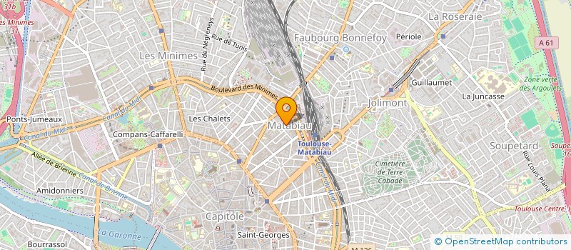 localisation de l'entreprise SCI LES BERGES DU CANAL à TOULOUSE
