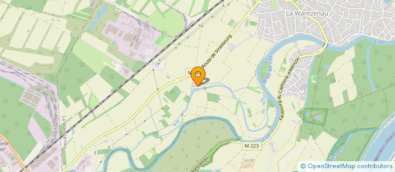 localisation de l'entreprise SCI LES BERGES DU MOULIN  LA WANTZENAU