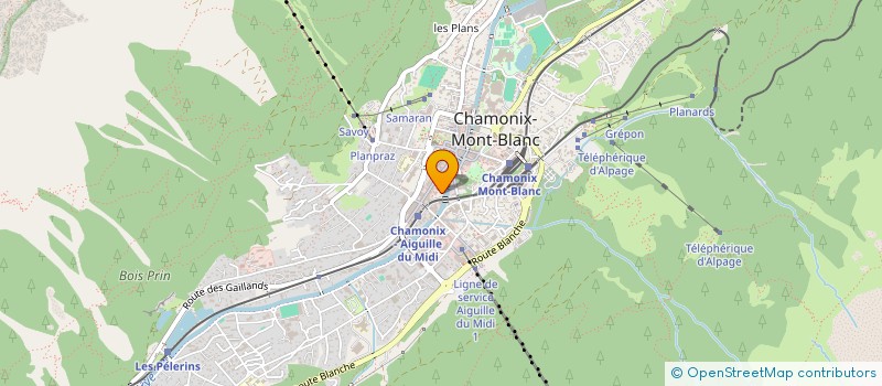 localisation de l'entreprise SCI LES BERGES DU TORRENT à CHAMONIX-MONT-BLANC