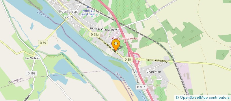 localisation de l'entreprise SCI LES BERTOTS à POUILLY-SUR-LOIRE