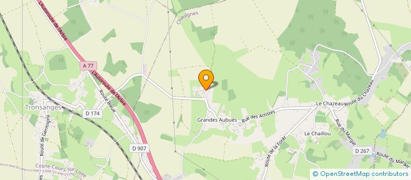 localisation de l'entreprise SCI LES BESSONS  CHAULGNES