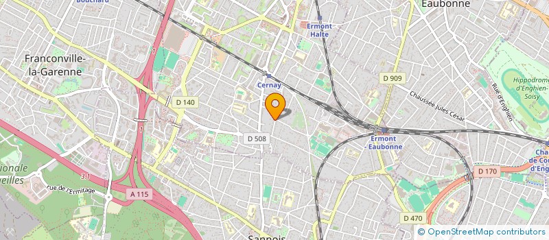 localisation de l'entreprise SCI LES BETEAUX à ERMONT