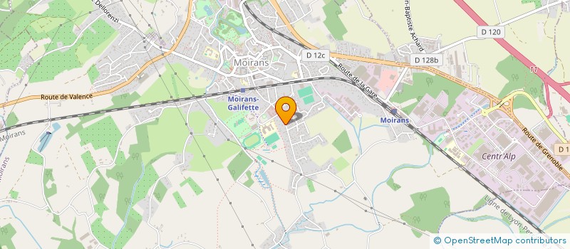 localisation de l'entreprise SCI LES BETHANIES  MOIRANS