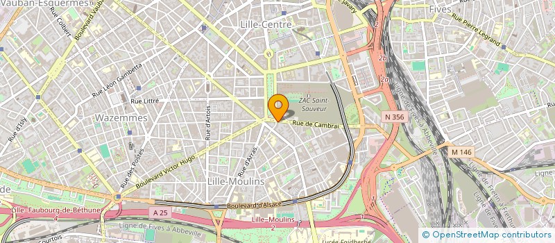localisation de l'entreprise SCI LES BETISES à LILLE