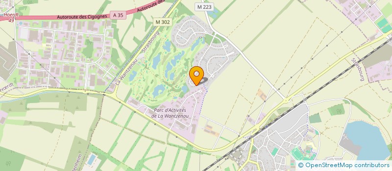 localisation de l'entreprise SCI LES BETTIGNIES  LA WANTZENAU