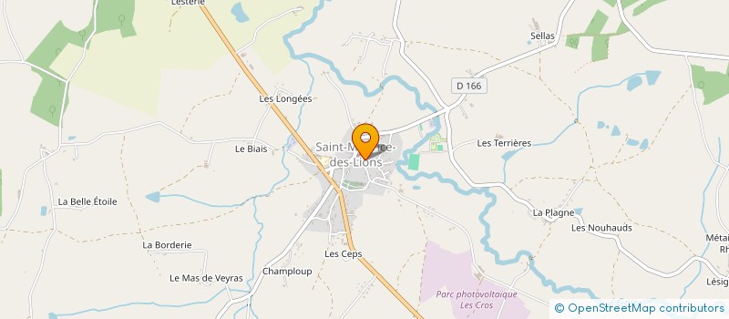 localisation de l'entreprise SCI LES BIAIS à SAINT-MAURICE-DES-LIONS