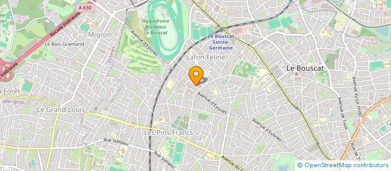 localisation de l'entreprise SCI LES BIBICHES  LE BOUSCAT