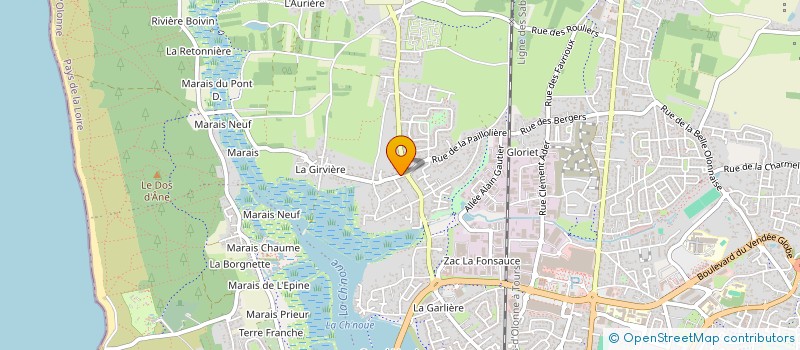 localisation de l'entreprise SCI LES BIBICHES à LES SABLES-D'OLONNE