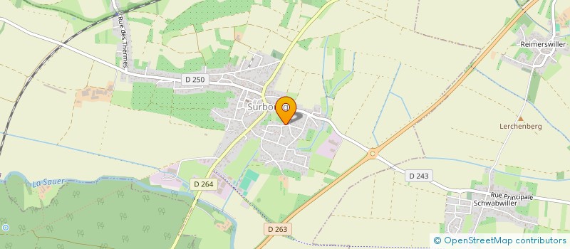 localisation de l'entreprise SCI LES BIBOUS  SURBOURG