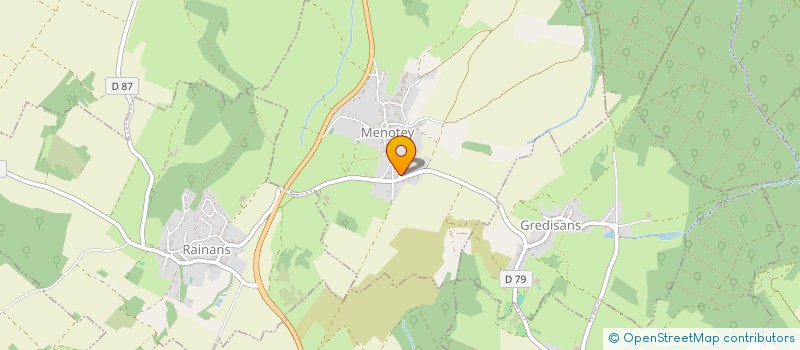 localisation de l'entreprise SCI LES BIBOUTS  MENOTEY