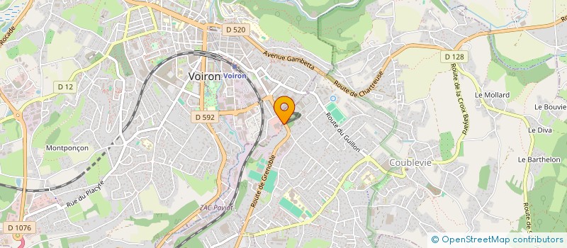 localisation de l'entreprise SCI LES BIBOUX  COUBLEVIE