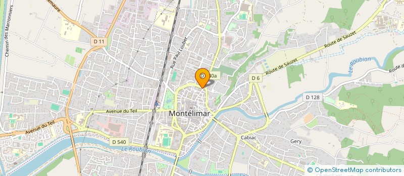 localisation de l'entreprise SCI LES BICATHES à MONTELIMAR