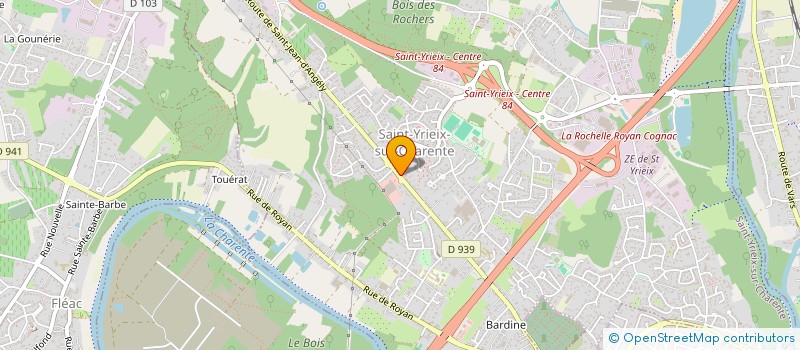 localisation de l'entreprise SCI LES BICHES à SAINT-YRIEIX-SUR-CHARENTE