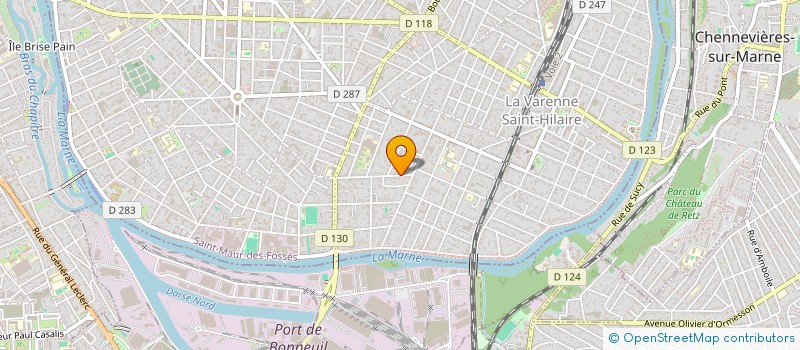 localisation de l'entreprise SCI LES BICHES DU PLANTIN à SAINT-MAUR-DES-FOSSES