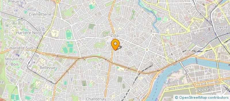 localisation de l'entreprise SCI LES BICHONS à NANTES