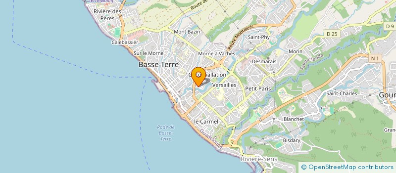localisation de l'entreprise SCI LES BICHONS à BASSE-TERRE