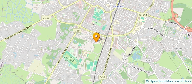 localisation de l'entreprise SCI LES BICHONS à CHALLANS