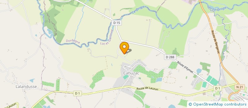 localisation de l'entreprise SCI LES BICKERS  FERRENSAC