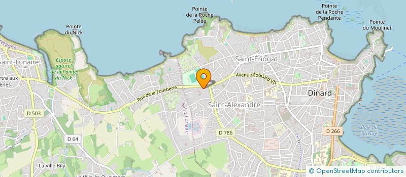 localisation de l'entreprise SCI LES BIGORNEAUX  DINARD