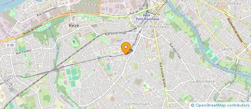 localisation de l'entreprise SCI LES BIGOUDEN  REZE